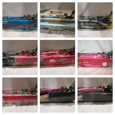 1/24 NHRA dragster diecast-funny cars-american graffti-tv show, View more