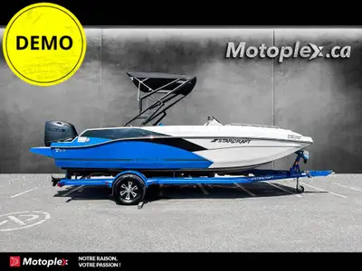 Motoplex Mirabel 2023 STARCRAFT SVX 211 OB 140hp deck boat bateau Ponte Demo SVX 211 OB 140hp deck b...