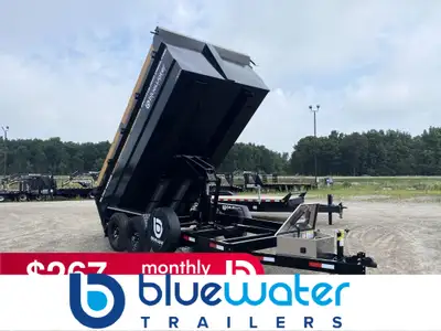 SALE!! REGULAR $13,715 NOW ONLY $12,825!! Bluewater Southland Trailers Tandem Axle Highside Dump Tra...