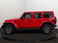 This 2025 JEEP WRANGLER 4-DOOR SAHARA has the following options Cloth Low-Back Bucket Seats, Remote... (image 1)