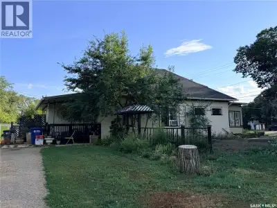 Located in the Town of Willow Bunch on a large corner lot, this property offers tremendous potential...
