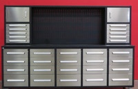 NEW 30 DRAWER STAINLESS STEEL 10 FT TOOL BENCH 30D10FTB Medicine Hat Alberta Preview