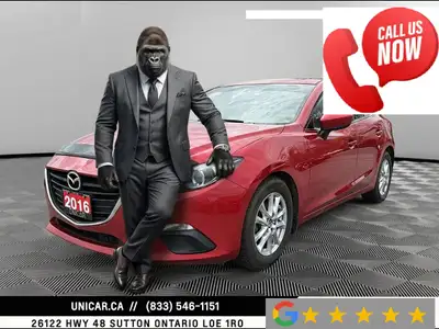 2016 Mazda 3 Sport Man GS No Accidents | Safety Certification Included Financing & Warranty Options...
