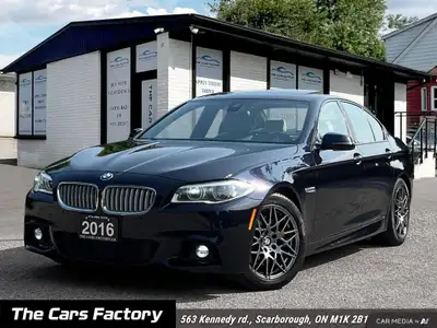 2016 BMW 550i xDrive M-Sport – BLACK ON CREAM – V8 Twin Turbo – FULLY LOADED! Luxury | Power | Prest...