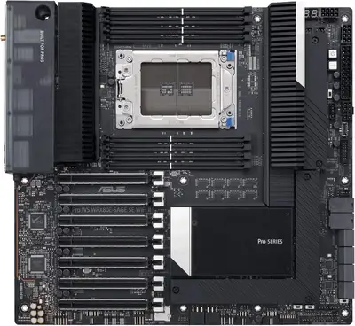 ASUS Pro WS WRX80E-SAGE SE WiFi II AMD WRX80 Ryzen Threadripper, View more
