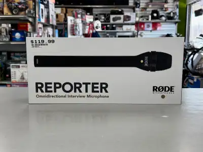 Rode Reporter Omnidirectional Dynamic Interview Microphone - NEW, View more