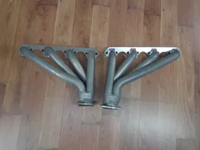 One set of Sanderson FF2 headers for sbf. Silver ceramic coated, they were only on the truck for 500...