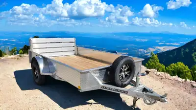 Welcome to Canadian Made Trailers! BRAND NEW 2026 ALUMINUM ATV / SLED /MOTORCYCLE OR UTILITY TRAILER...
