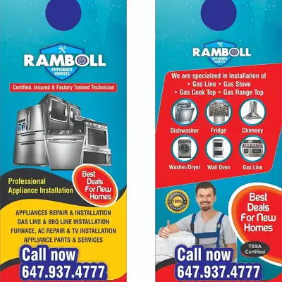 Home Appliance Installation & Repair- Gas stove, BBQ, View more
