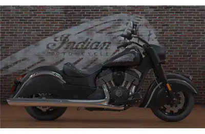 The Indian Chief Dark Horse is pure American muscle with a modern edge. Big, blacked out and built t...