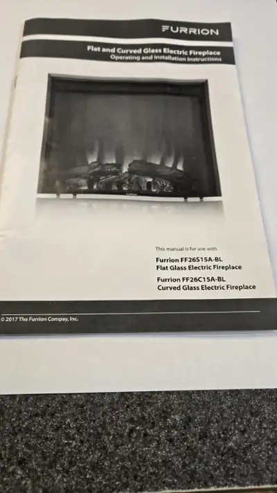 NEW in the Box RV Curved Glass Electric Fireplace. Fraserway RV 5362 County Road 27N Cookstown, On L...