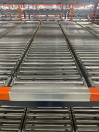 Used span track / carton flow for pallet racking