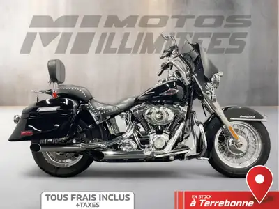 Harley-Davidson FLHTSC SOFTAIL HERITAGE CLASSIC 2011 Noir 77099 km km au compteur. Motos Illimitées...