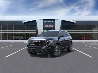 The 2026 GMC Terrain AWD Elevation in stunning Black combines style and capability with its all-whee...