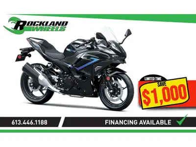 Kawasaki NINJA 500 SE - call us for the best deal!! 2025 La Kawasaki Ninja 500 de 2025 offre une exp...