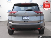 Recent Arrival! New Price! Gun Metallic 2026 Nissan Rogue SV AWD CVT with Xtronic 1.5L DOHC APPLE CA... (image 3)