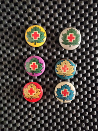 1940’s-1950's  Canadian Junior Red Cross Pins, Vintage School Co