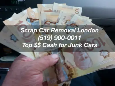 Top Dollars Cash for Junk Cars London 519-900-0011 We Buy Scrap Cars for Cash, Free Scrap Car Remova...