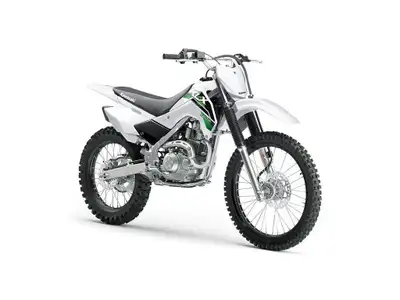 Kawasaki KLX140R F 2027 La Kawasaki KLX140R F 2027 est une moto hors route accessible dotée de roues...