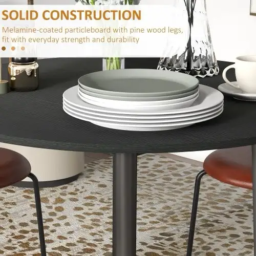 BNIB - HOMCOM Folding Dining Table, Round Drop Leaf Table... LOT in Dining Tables & Sets in Oshawa / Durham Region - Image 7