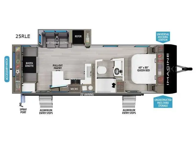 2026 Grand Design Imagine XLS 25RLE in Travel Trailers & Campers in Hamilton - Image 3