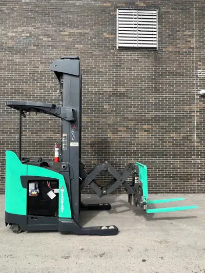 Keywords: Mitsubishi forklift, double deep reach forklift, reach forklift, electric forklift, 3,500...