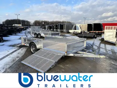 Canadian Mennonite Built Side Loader Aluminum Utility Trailer is $5,165.00 or $103.29/month! Ord: E1...