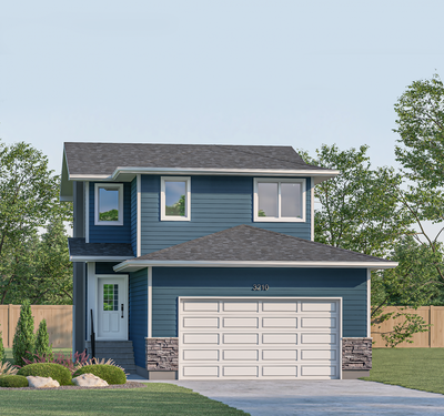 This brand new 1552 sq.ft. Crawford Homes 2 Storey has a open main floor, 3 bedrooms, 2.5 bathrooms,...
