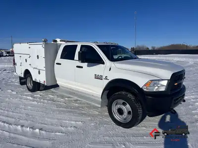 Countryside Fleet 2016 Dodge 5500 Crew Cab 4x4 Utility Service Truck + 6.7L Cummins Diesel + 4x4 W/...