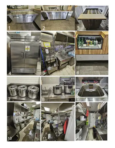 1 – True Refrigerator, 60” Undercounter, 2 doors Reach-In - Model TUC-60-HC List Price: $4,983.67 -...