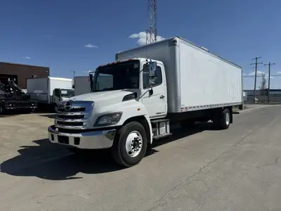 - 2019 HINO 338 VAN TRUCK - 386442 KM - 4x2 - 7.7L 6 Cylinder Diesel Engine - Hendrickson Air Ride S...