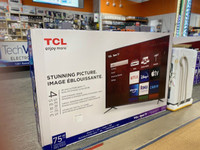 TCL 75" 4K 4 SERIES UHD HDR SMART ROKU TV