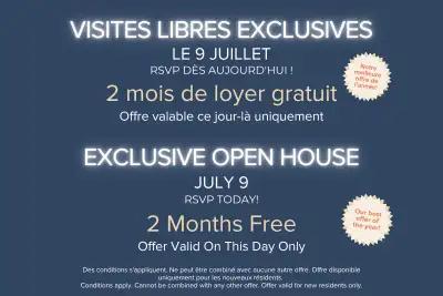 The Opal - 2 Bedroom available at 2130 Rue Laforce, Montreal Apa