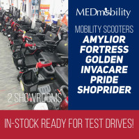 New Mobiity Scooters From MEDmobility