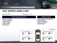 The 2021 INFINITI QX50 LUXE is the most popular trim in the lineup, offering a perfect balance of pr... (image 1)