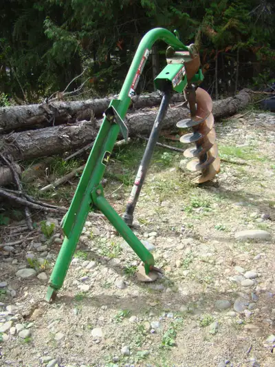 For sale: Used 3 point hitch, 12" Auger/Digger. Price 990.00 or make an offer. Has to be picked up b...