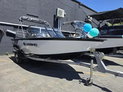Come visit us at Adventure Motors!! 2023 Legend X16 + 60 ELPT 4S Merc & Galv Trailer As low as $114...