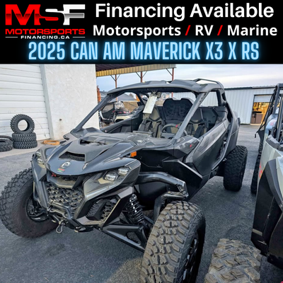 Welcome to Motorsports Financing - Kelowna! 2025 Can am Maverick X3 X Rs Turbo Rr