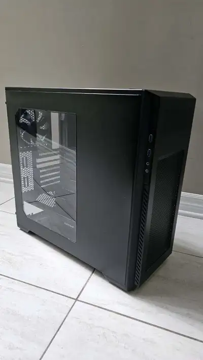 Phanteks large mid-tower PC case with two fans, View more
