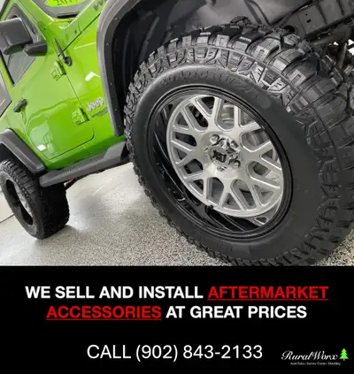 We sell and install aftermarket automobile accessories at great prices! Rough Country, Keystone, and...