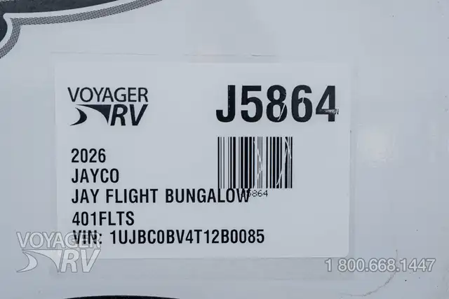 2026 Jayco Jay Flight 401FLTS Bungalow in Travel Trailers & Campers in Kelowna - Image 55