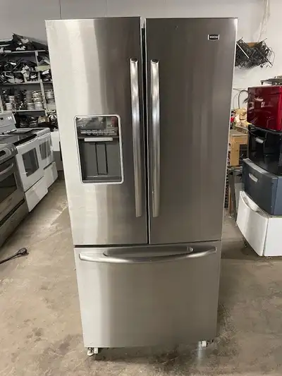 Réfrigérateur stainless 30'' portes françaises Maytag, View more