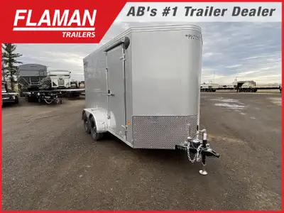 2026 ROYAL 6'X12' +2' V-NOSE ENCLOSED CARGO TRAILER Color: Silver (2) 3500lb Lippert Spring Axles Ti...