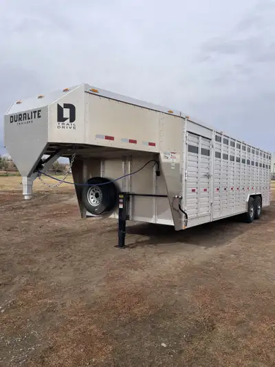 25’ Duralite Aluminum Stock Trailer; 8' Wide ALT25 SSW 2500 Series - We are super excited to be the...