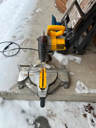 Dewalt 10” mitre saw, View more