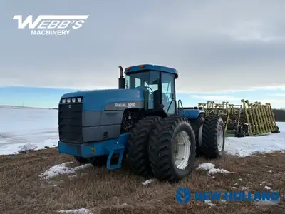 1996 NEW HOLLAND 9282 TRACTOR 3,705 Hrs, 260 HP, 4WD, 24Spd, 4 Hyd Rem, Clamp on Duals, 20.8R38. Web...