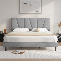 BRAND NEW - King Bed Frames with Light Grey Headboard... LOT# 56 City of Toronto Toronto (GTA) Preview