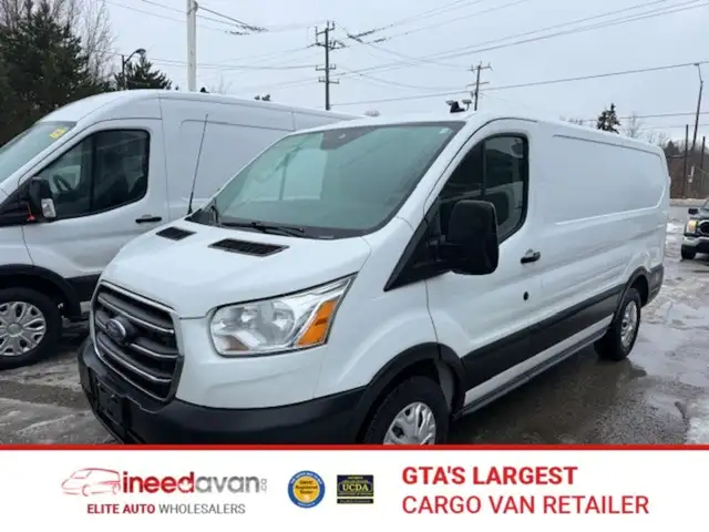 2020 Ford Transit Cargo Van Shelving, Divider, Work ready.