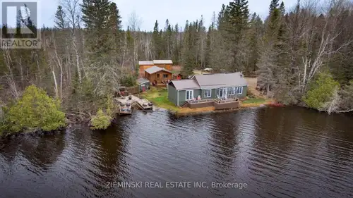 Nestled on over half an acre in an unorganized township, this home sits surrounded by Crown Land and...