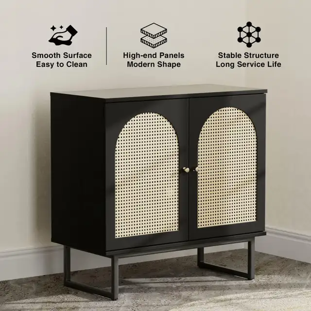 *BNIB!* Sideboard Buffet Cabinet with Rattan Doors... LOT# 41 in Other in Oshawa / Durham Region - Image 6